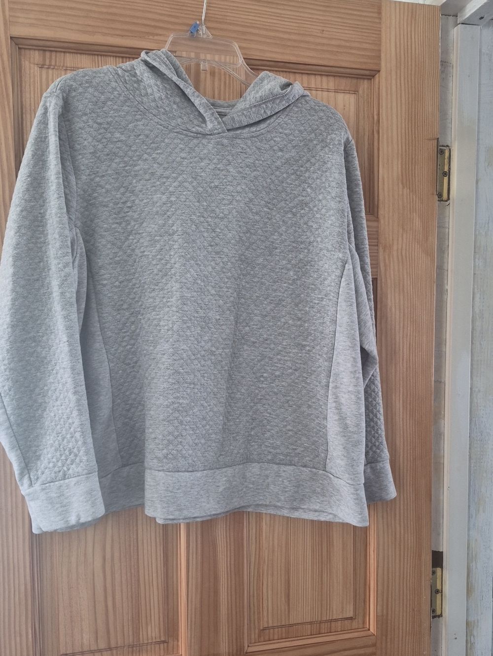Mavi Quilted Light Gray Hoodie Sweatshirt Size Unknownm